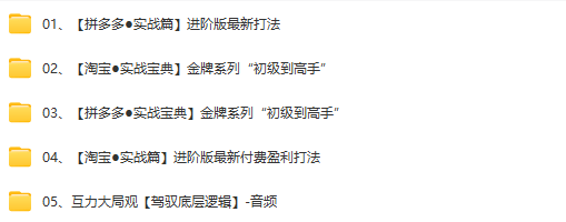 互力电商金牌会员-淘宝全部课程+拼多多全部课程2024年8月(价值4800元)