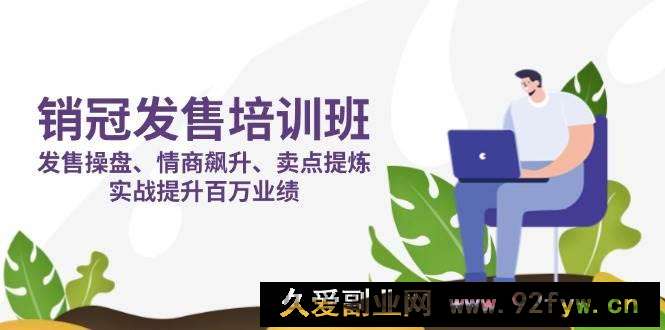 （14203期）销冠 发售培训班：发售 操盘+情商 飙升+卖点 提炼，实战提升百万业绩