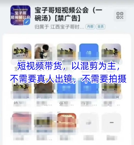 久爱副业网,网赚项目,网赚论坛博客网分享宝子哥头部团队短视频带货，以混剪为主，不需要真人出镜，不需要拍摄【更新】