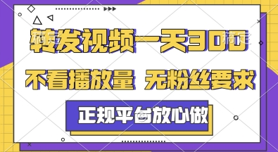 久爱副业网,网赚项目,网赚论坛博客网分享转发视频一天3张+，正规平台放心做，不看播放量，无粉丝要求，随时随地挣收益【揭秘】