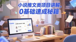 小说推文类项目讲解，0 基础速成秘籍-吾爱副业网