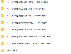 白凤电商-淘系运营21天速成班2025年7月更新(价值4999元)_-吾爱副业网