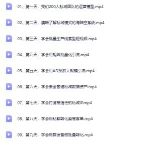 波波-私域模式9天训练营2025年7月14日更新_-吾爱副业网