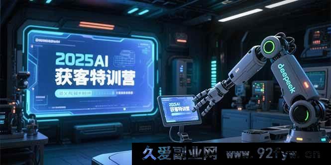 图片[1]-（15289期）2025AI 引流实战营，AI 全形态内容打造及 deepseek 实操秘籍-吾爱副业网