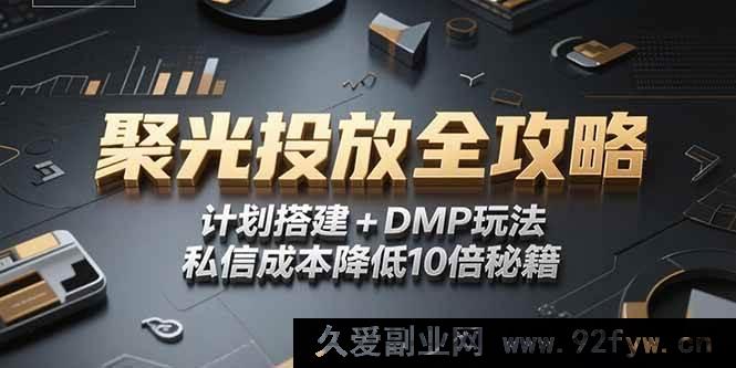图片[1]-（15254期）2025 小红书聚光投放深度指南：从计划搭建到 DMP 实战，实现私信成本降 10 倍新路径-吾爱副业网