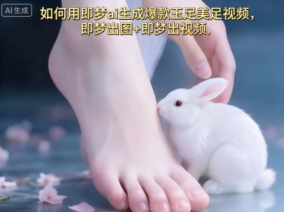 久爱副业网,网赚项目,网赚论坛博客网分享如何用即梦ai生成爆款玉足美足视频，即梦出图+即梦出视频，快速涨粉