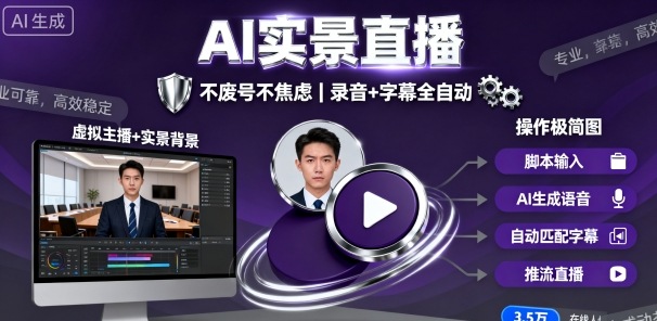 久爱副业网,网赚项目,网赚论坛博客网分享宝子哥9月20日线下课，AI实景直播，不废号不焦虑（录音+字幕）