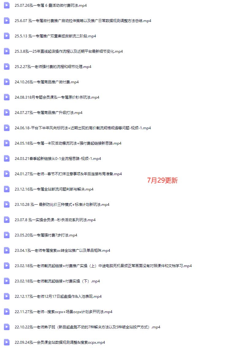 图片[4]-多多大师泓一弟子班拼多多实操陪跑特训营2025年8月(价值4999元)_-吾爱副业网