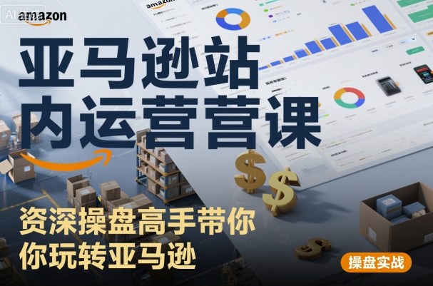 久爱副业网,网赚项目,网赚论坛博客网分享亚马逊站内运营课:资深操盘高手带你玩转亚马逊