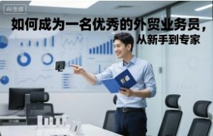 如何成为一名优秀的外贸业务员，从新手到专家-吾爱副业网