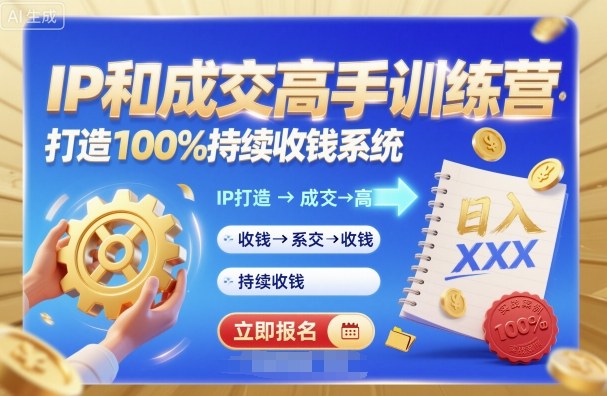 久爱副业网,网赚项目,网赚论坛博客网分享带你成为IP和成交高手的训练营，打造100%持续收钱系统