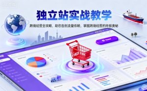 独立站实战教学，跨境经营全攻略，助您告别流量依赖，掌握跨境经营的终极奥-吾爱副业网