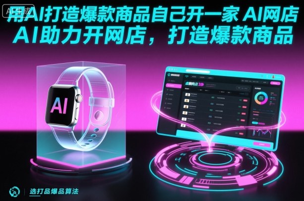 久爱副业网,网赚项目,网赚论坛博客网分享用AI打造爆款商品自己开一家AI网店，AI助力开网店，打造爆款商品