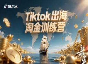 Tiktok出海淘金训练营，跨境电商TK实战变现-吾爱副业网