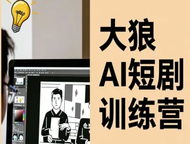 久爱副业网,网赚项目,网赚论坛博客网分享大狼AI短剧训练营-短剧课程（更新中）