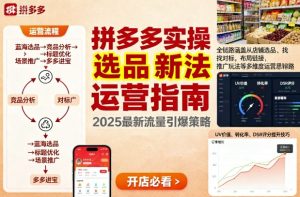 王校长9月12拼多多实操新玩法,全链路涵盖从店铺选品、找对标,布局链接,推广玩法等多维度运营思路(更新)-吾爱副业网