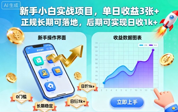 久爱副业网,网赚项目,网赚论坛博客网分享新手小白实战项目,单日收益3张+,正规长期可落地,后期可实现日收1k+【揭秘】