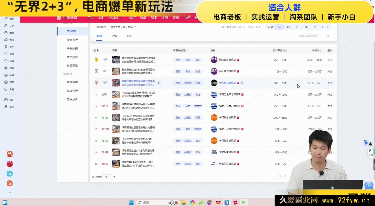 图片[4]-玺承子渊-无界矩阵之不同类型店铺应用2025年9月新课_-吾爱副业网