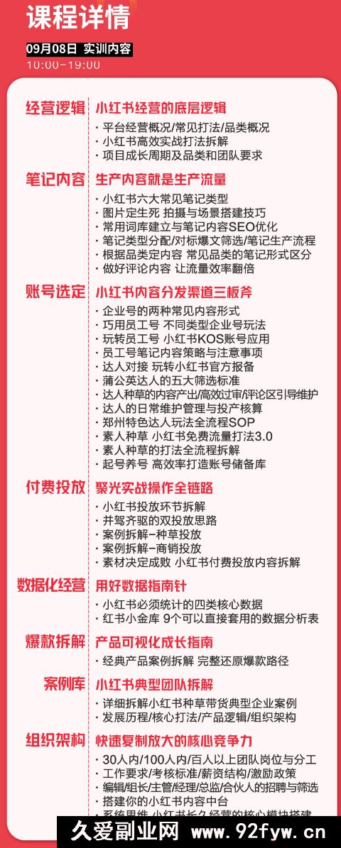 图片[3]-万牛会-小红书种草实训营9月8日杭州线下课（价值2499元）_-吾爱副业网