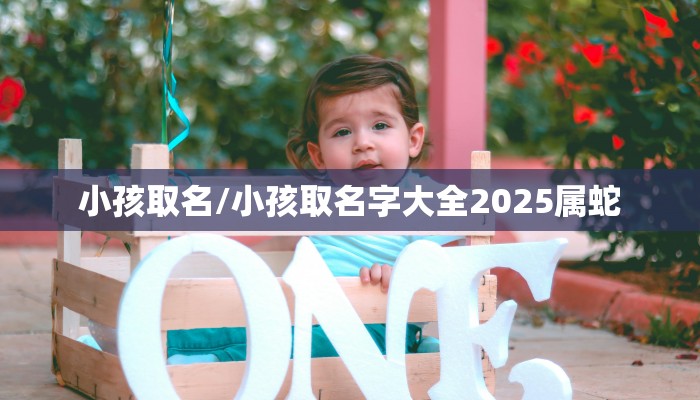 小孩取名/小孩取名字大全2025属蛇