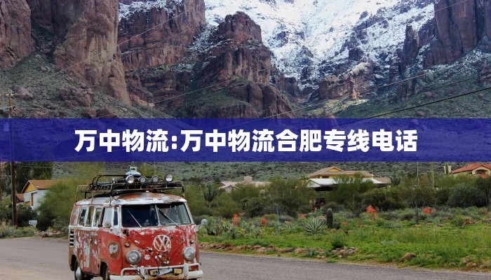 万中物流:万中物流合肥专线电话