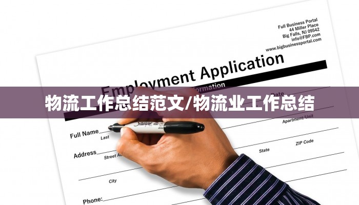 物流工作总结范文/物流业工作总结